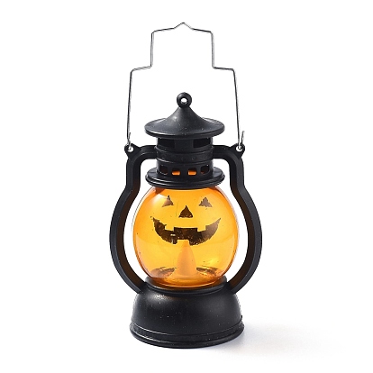 Plastic Portable Oil Lamp, Pumpkin Lantern, for Halloween Party Decoration