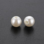 Des perles en plastique, perles de culture de imitation , ronde