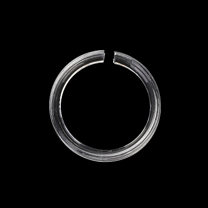 Прозрачные пластиковые одинарные кольца-дисплеи для браслетов
