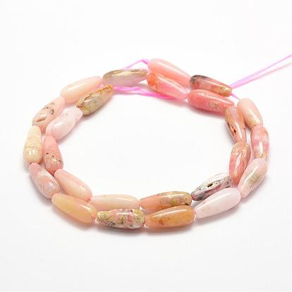 Natural Pink Opal Beads Strands, Drop