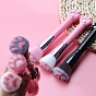 Cat Paw Shape Nylon Makeup Mask Brush, Facial Cosmetic Brushes, Plastic Handle