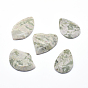 Pendentifs de jade de paix naturelle, facette, formes mixtes