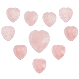 SUNNYCLUE 10Pcs Gemstone Cabochons, Heart