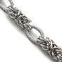 304 Stainless Steel Byzantine Chain Necklaces
