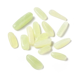 Nouvelles perles de jade naturelles, pas de trous / non percés, nuggets