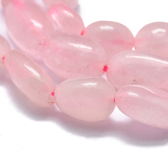 Природного розового кварца нитей бисера, упавший камень, самородки