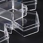 12 Grids Transparent Plastic Box, Snowflake Bead Containers for Small Jewelry and Beads