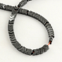 Non-magnétiques brins de perles d'hématite synthétique, Style mat, flèche, noir
