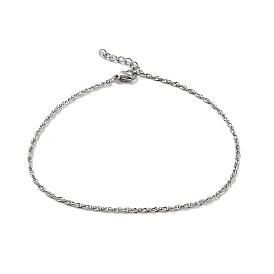 304 Stainless Steel Rope Chains Bracelets