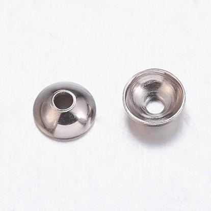 304 Stainless Steel Bead Caps, Apetalous