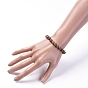 Unisex Wood Beads Stretch Bracelets, Round