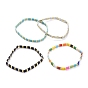 Bracelets extensibles en perles de rocaille de verre, mixedstyle