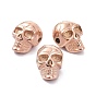 Ion Plating(IP) 304 Stainless Steel Beads, Skull