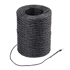 Handmade Iron Wire Paper Rattan, Floral Bind Wire Wrap Twine, for Flower Bouquets, Gift Box