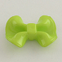 Opaque Acrylic Bowknot Cabochons, 24x31x8mm, about 340pcs/500g
