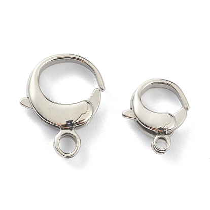 304 Stainless Steel Lobster Claw Clasps, Polishing