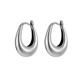 Boucles d'oreilles géométriques minimalistes pour femmes, boucles d'oreilles et créoles au design unique
