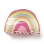 Rainbow Shaped Acrylic Claw Hair Clips, Hair Accessories for Girls