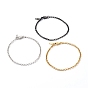304 Stainless Steel Rolo Chain Bracelets