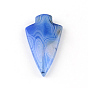 Arrow Head Dyed Natural Agate Cabochons, 47~49x21~25x5~7mm