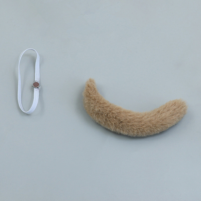Mini peluche queue de chat, avec aimant, pour la fabrication de moppet bricolage enfants accessoires de photographie décorations accessoires