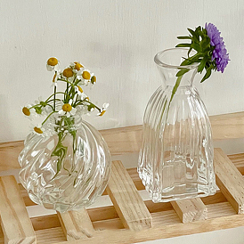 Мини стеклянная ваза, аксессуары для кукольного домика с микро-ландшафтом, притворяясь опорными украшениями