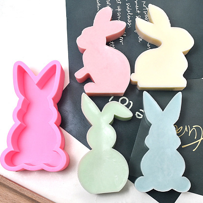 Пасхальный кролик, силиконовые формы для свечей своими руками, пресс-формы для автомобилей, для ароматических бусин, изготовление ароматических свечей