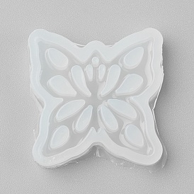 Food Grade Pendant Silicone Molds, Fondant Molds, For DIY Cake Decoration, Chocolate, Candy, UV Resin & Epoxy Resin Jewelry Making, Butterfly
