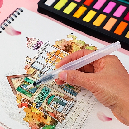 Ручки для рисования водой, малярные кисти, для водорастворимого цветного карандаша