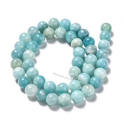 Natural Amazonite Beads Strands Grade A+, Round