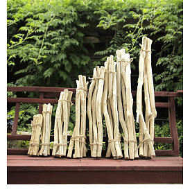 Paquets de bâtons en bois naturel, branche rustique pour accessoires de jardin paysager