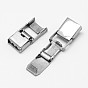 Rectangle 201 Stainless Steel Watch Band Clasps, 32x9x4mm, Hole: 1x7mm