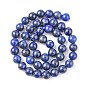 Natural Lapis Lazuli Beads Strands, Round,