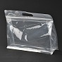 Прозрачная пластиковая сумка с замком на молнии, пластиковый стоячий мешочек, закрывающиеся сумки, с ручкой