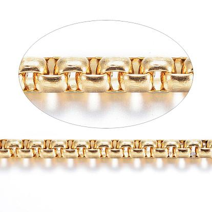 304 acier inoxydable chaînes vénitiennes box chaînes, avec bobine, non soudée, pour la fabrication de bijoux