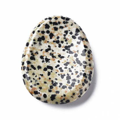 Natural & Synthetic Gemstone Massager, Worry Stone for Anxiety Therapy, for Finger Health, Oval