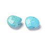 Natural Magnesite Beads, Dyed, Faceted, Teardrop