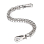 Alloy Wallet Chain, Pants Chain, Pocket Chains for Jeans Belt Loops and Keys, with Swivel Clasps