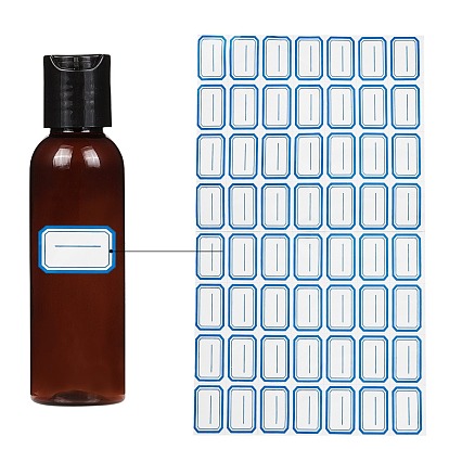 DIY Cosmetics Storage Containers Kits, with Plastic Squeeze Bottles & Pipettes & Funnel Hopper, Label Paster