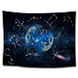Décoration de bannière en polyester, décors de photographie, rectangle, motif constellation/étoile/licorne