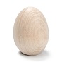 Oeufs de pâques en bois blanc inachevé, Artisanat en bois