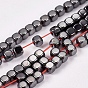 Non-magnetic Synthetic Hematite Beads Strands, Cube, Grade A