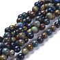 Natural Chrysocolla Beads Strands, Round, Rouond