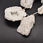 Nuggets Natural Druzy Geode Quartz Crystal Beads Strands