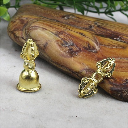 Brass Dorje Vajra Beads, for Buddhist Jewelry Making