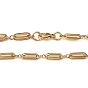 Ионное покрытие (ip) 201 ожерелье из нержавеющей стали с овальным звеном для мужчин и женщин