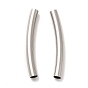 304 Stainless Steel Tube Beads, Curved Tube