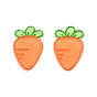 Акриловые кабошоны с принтом, морковь