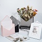 NBEADS Florist Bouquet Packaging Envelope Gift Boxes, Stripe/Polka Dot Folding Carton Gift Boxes Jewelry Small Boxes for Wedding Birthday Party Decor Gifts Wrapping