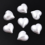 ABS Plastic Imitation Pearl Cabochons, Heart